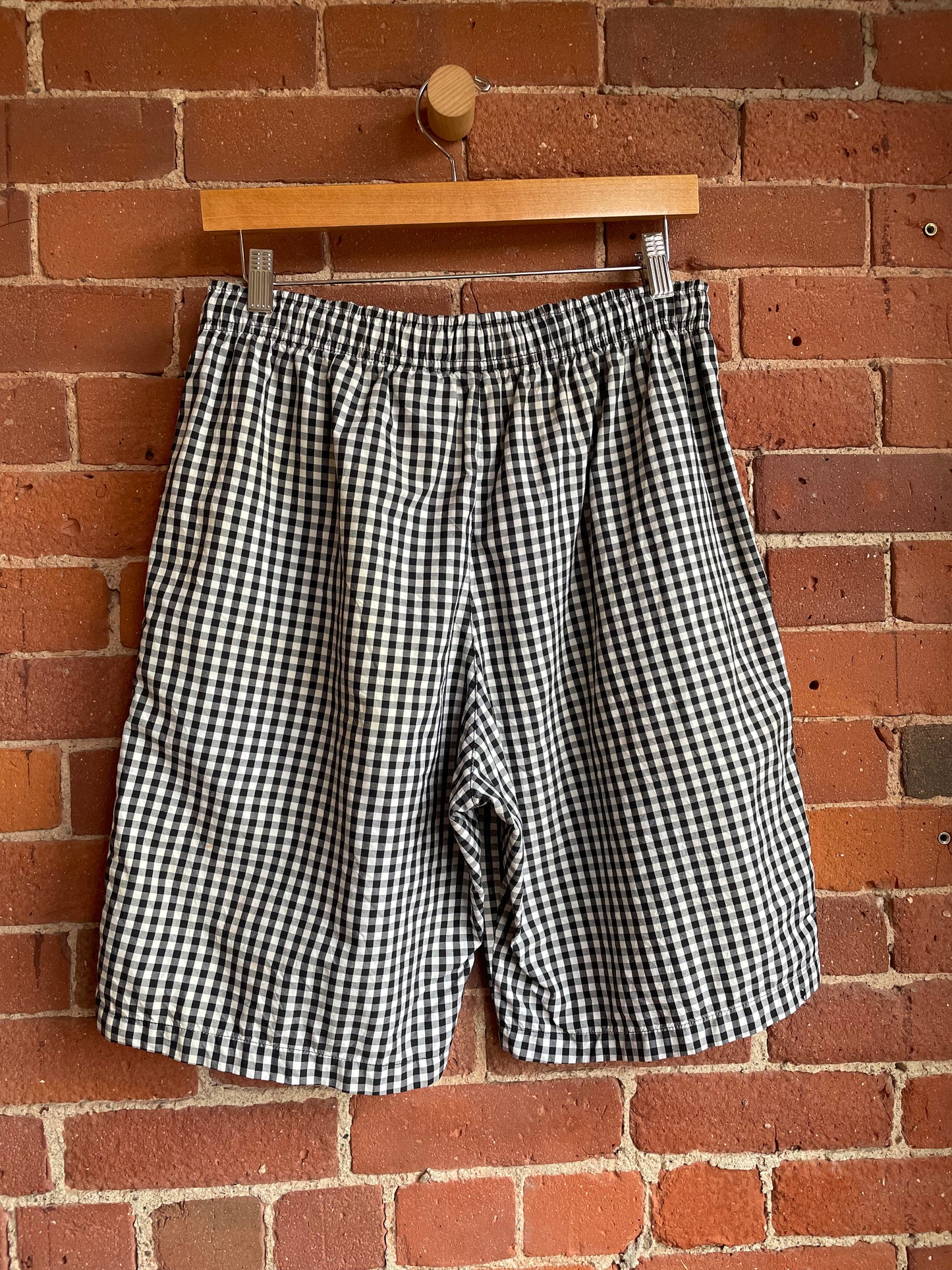 Nike Gingham Red Stripe Athletic Shorts SS2