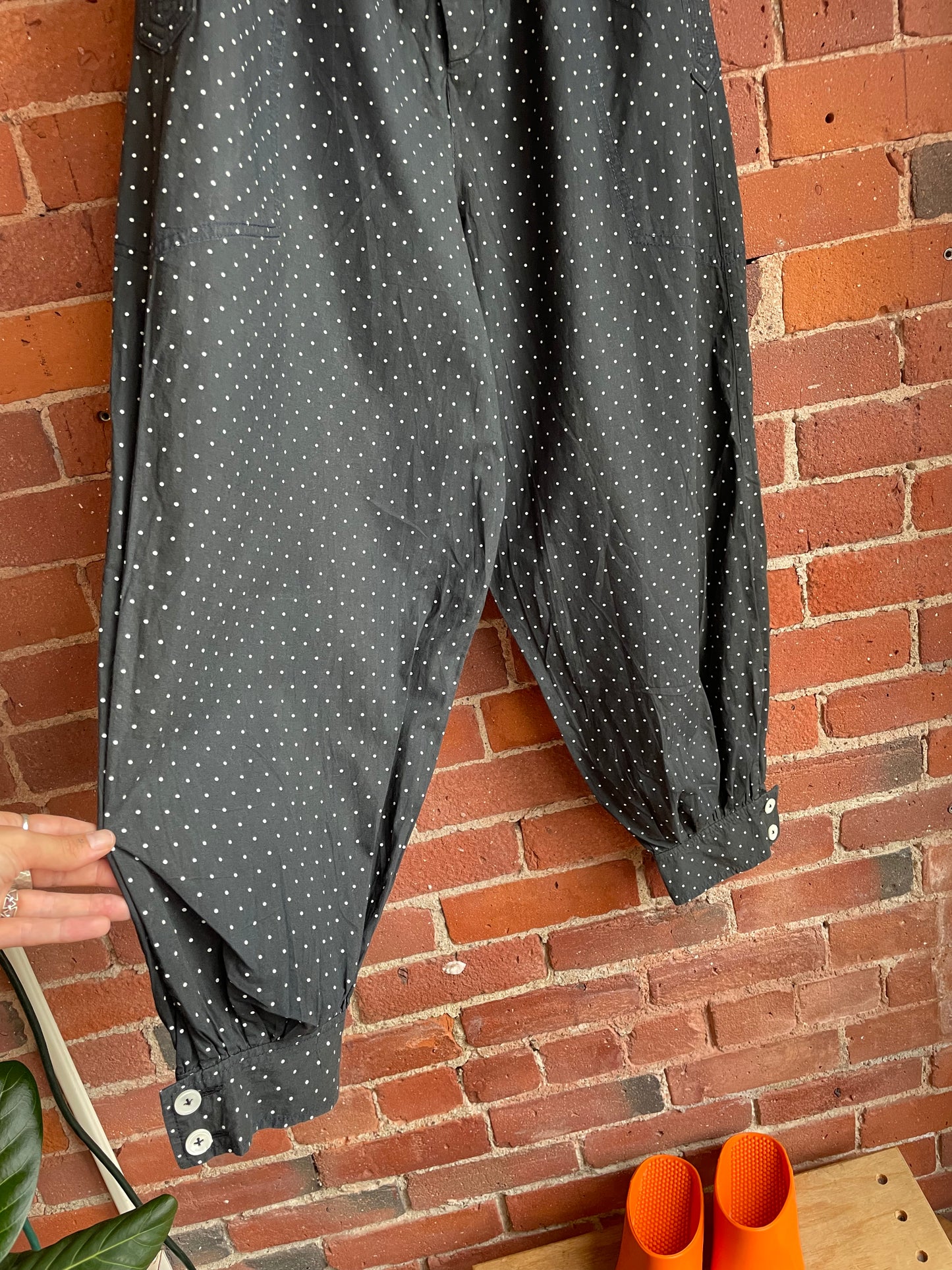 Caron Callahan Polka Dot Balloon Pants SS1