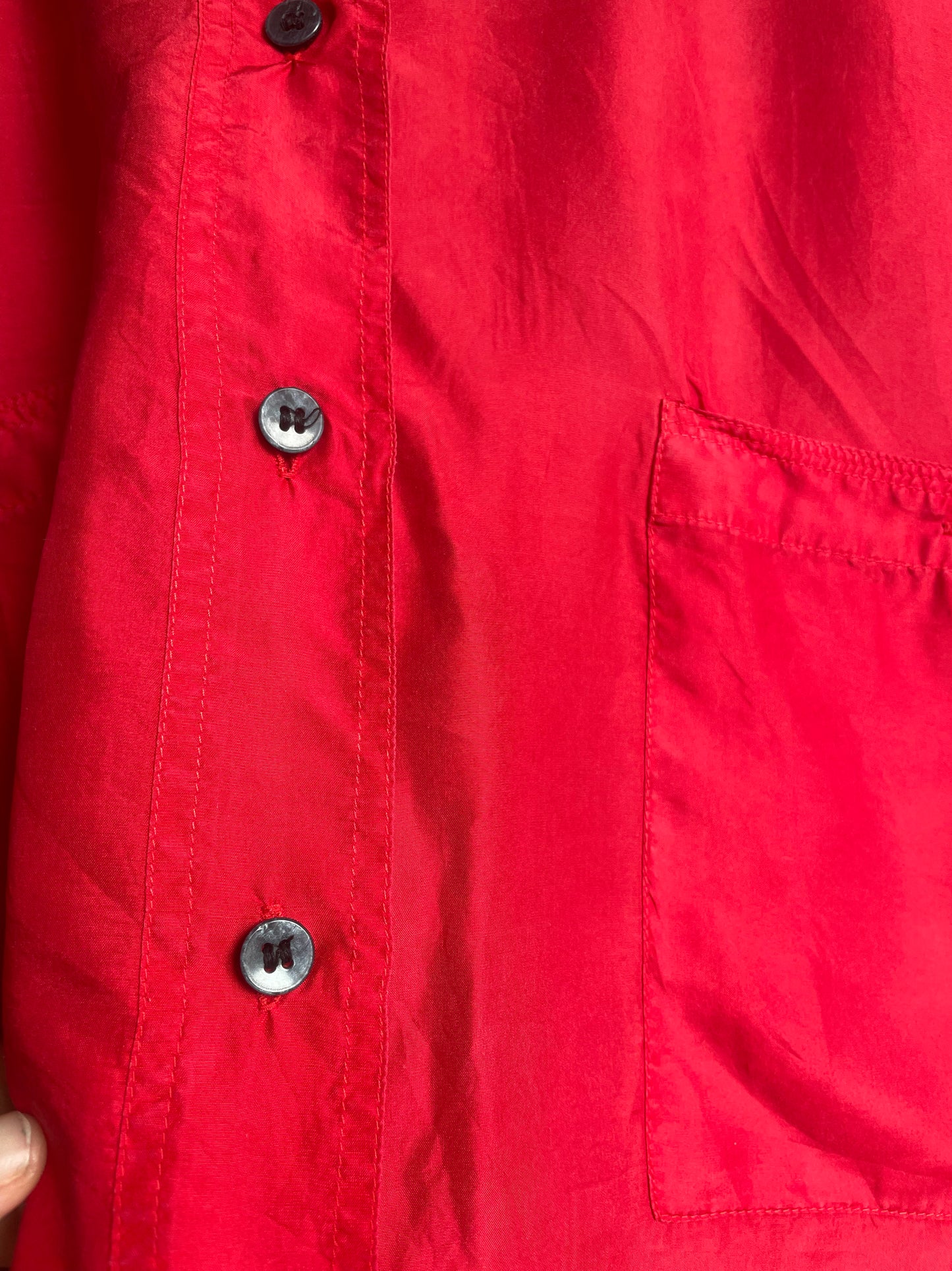 "One Resource" Short Sleeve Silk Button Down SS3