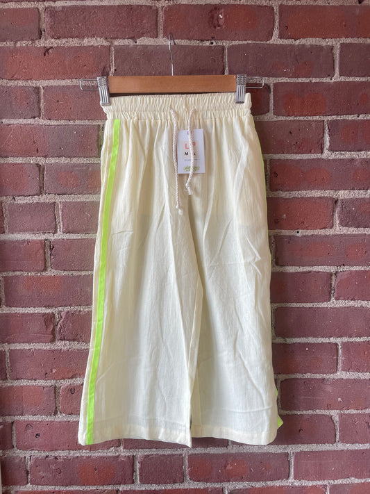 LOMA Lil Ones Track Pants - Neon Stripe or Peach with White Stripe