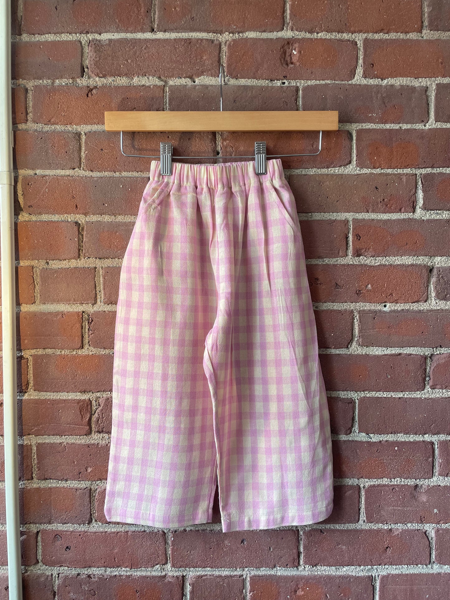 Lil Ones Pink Plaid Pants 2T-5T