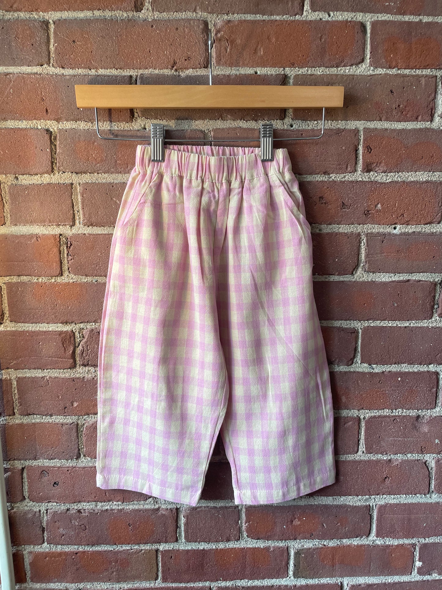 Lil Ones Pink Plaid Pants 2T-5T