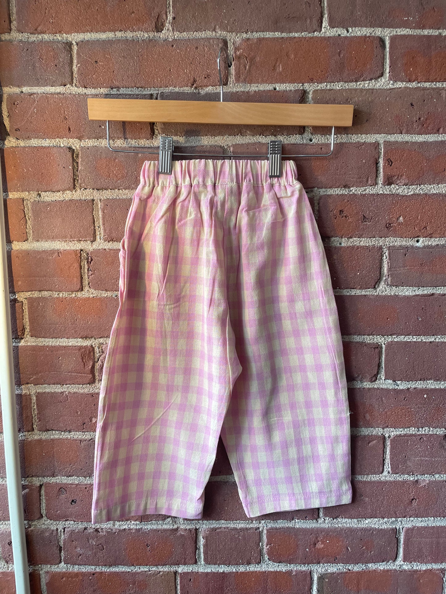 Lil Ones Pink Plaid Pants 2T-5T