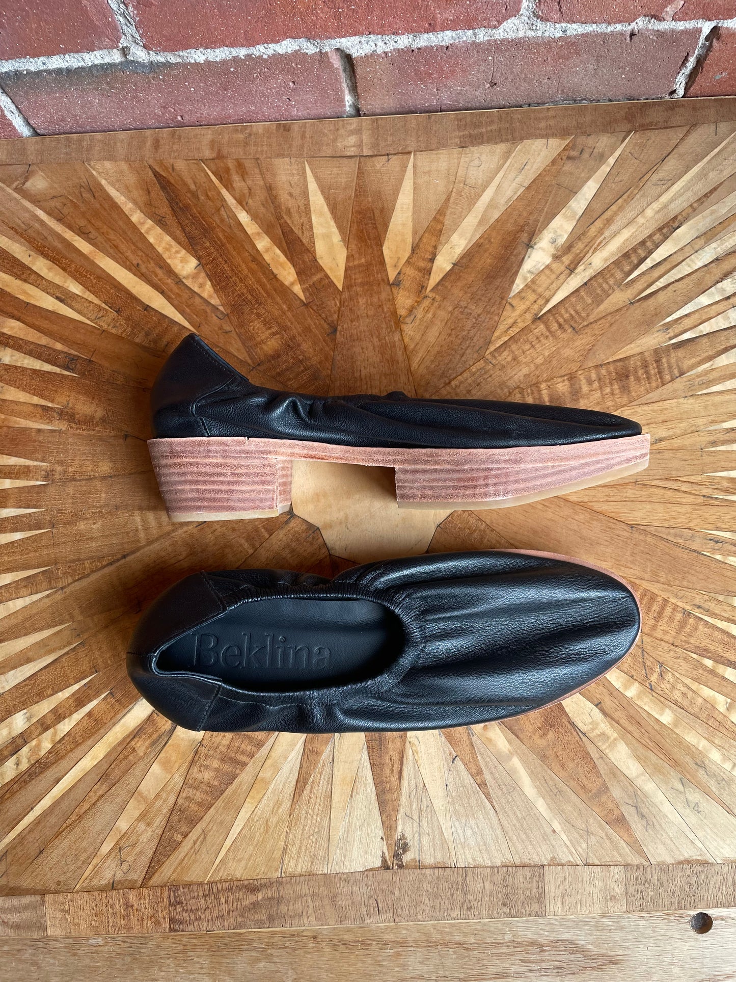 Beklina Leather Loafers, Size 8, New in Box
