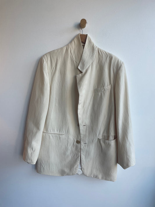 Cream Linen/Silk Blazer SS1-2
